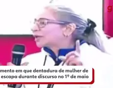 Dentadura de mulher de Maduro escapa durante discurso e assunto vira meme na Venezuela; VÍDEO