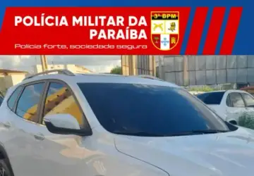 Polícia Militar apreende veículo com queixa de apropriação indébita em Patos