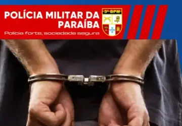Polícia Militar cumpre mandado de prisão pelo crime de estupro de vulnerável em Teixeira