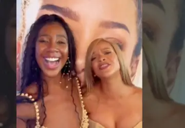 Rihanna manda recado para fãs brasileiros em vídeo com Camilla de Lucas: 