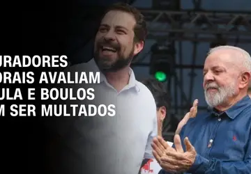 Leitor afirma que Lula fez propaganda antecipada de Boulos e que deve pagar multa