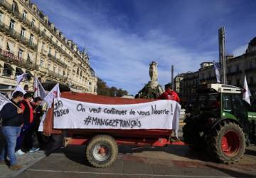 Agricultores voltam a protestar na França contra acordo de livre comércio entre UE e Mercosul