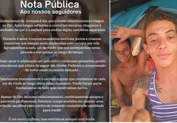 Influenciadora tira ex do perfil 'Casal Maloka' após separação: 'Aliviada'