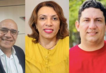 Arimatéia França, Cida Ramos e Túlio Campos são pré-candidatos à presidência do PT da Paraíba