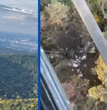 Localizados destroços de avião que caiu na Serra do Japi, em São Paulo