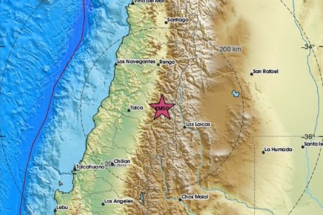 Terremoto é sentido no Chile