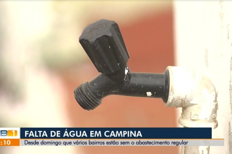 Falta água em localidades de Campina Grande e mais duas cidades nesta sexta (27); veja lista