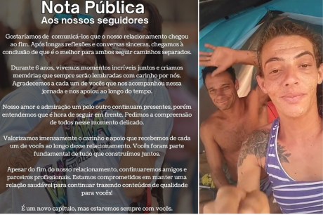 Influenciadora tira ex do perfil 'Casal Maloka' após separação: 'Aliviada'